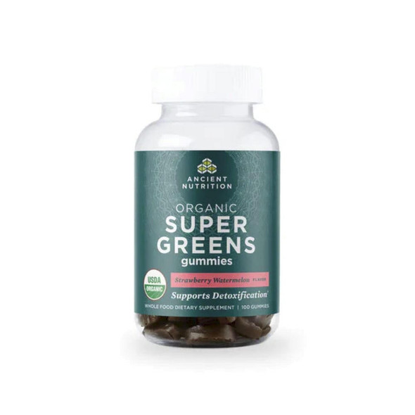  Ancient Nutrition Organic Super Greens Gummies 100 Count 
