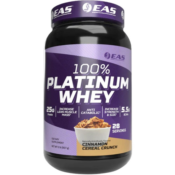  EAS 100% Platinum Whey Protein 2lbs 