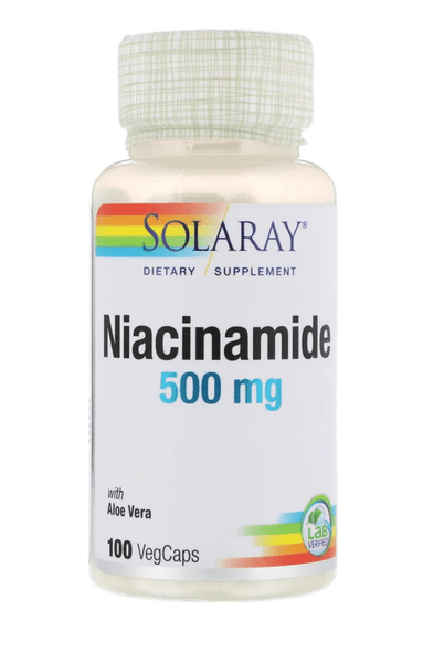  Solaray NIACINAMIDE 500mg 100C 