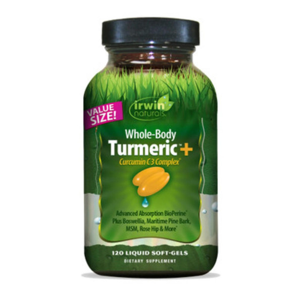 Irwin Naturals Irwin Whole Body Turmeric 120 Capsules 