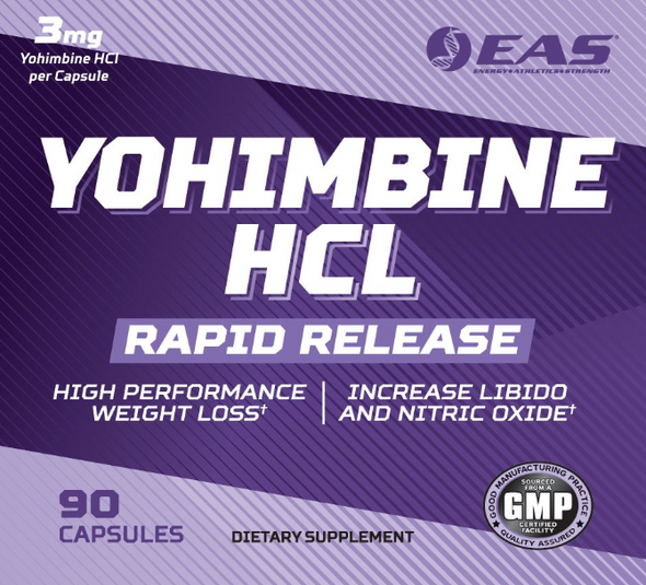  EAS Yohimbine HCL 3mg 90 Capsules 