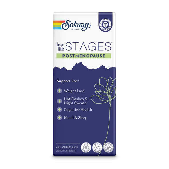  Solaray Her Life Stages Postmenopause 60 Capsules 