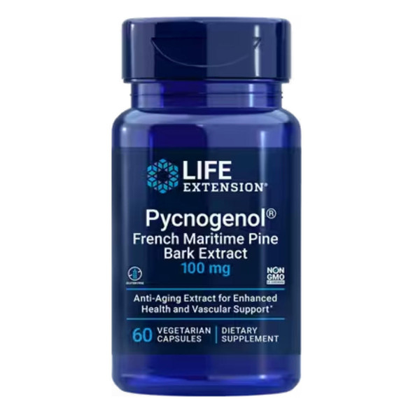  Life Extension Pycnogenol 100mg 60 Vege Caps 