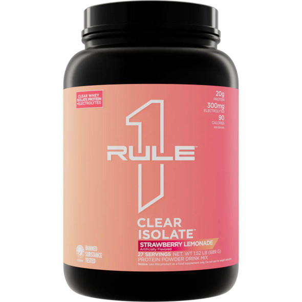 Rule1 Rule 1 Clear Isolate Protein 27 Servings 