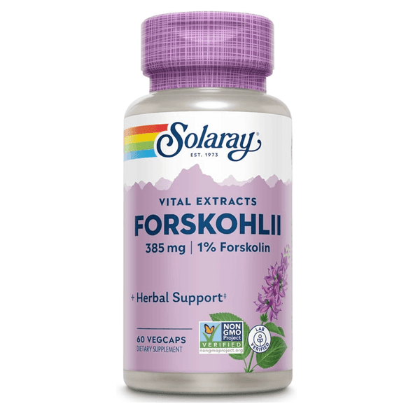  CLEARANCE: Solaray Forskohlii Root Extract 385mg 60ct EXP 11/2025 