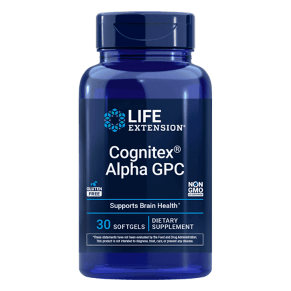  CLEARANCE: Life Extension Cognitex Alpha GPC 30ct EXP 05/2026 