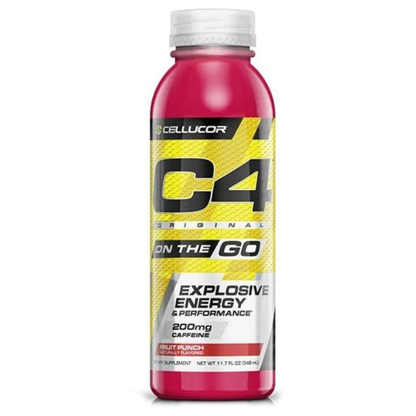 Cellucor C4 On The Go Supplements Cellucor 12 Counts Fruit Punch 