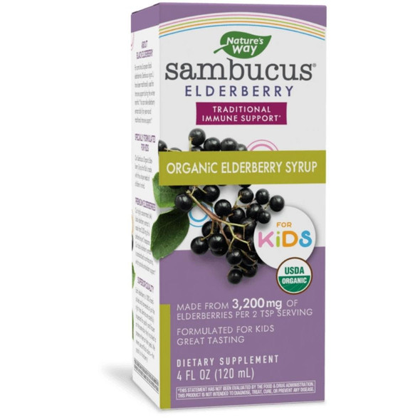  Nature's Way Sambucus For Kids Syrup Organic (Previously Enzymatic Therapy) 