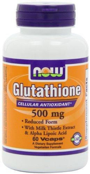  Now Foods Glutathione 500 mg 60 Veg Caps 