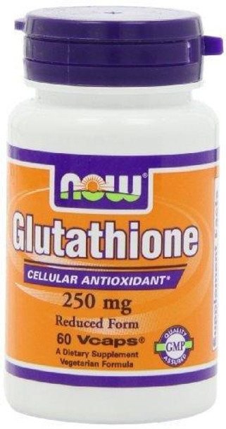  Now Foods Glutathione 250 mg 60 Veg Caps 