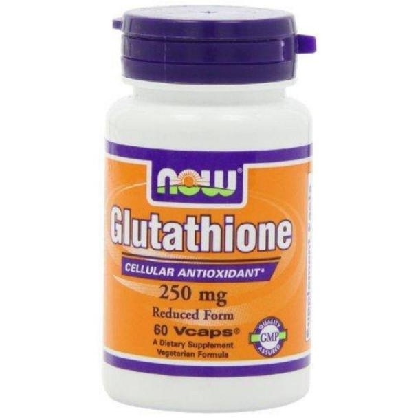  Now Foods Glutathione 250 mg 60 Veg Caps 
