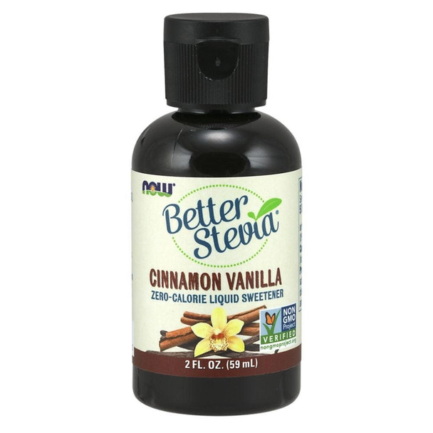  Now Foods Cinnamon Vanilla Liquid Stevia 2 oz. 