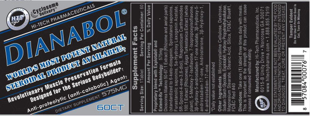 Hi-Tech Pharmaceuticals Dianabol 60 Servings