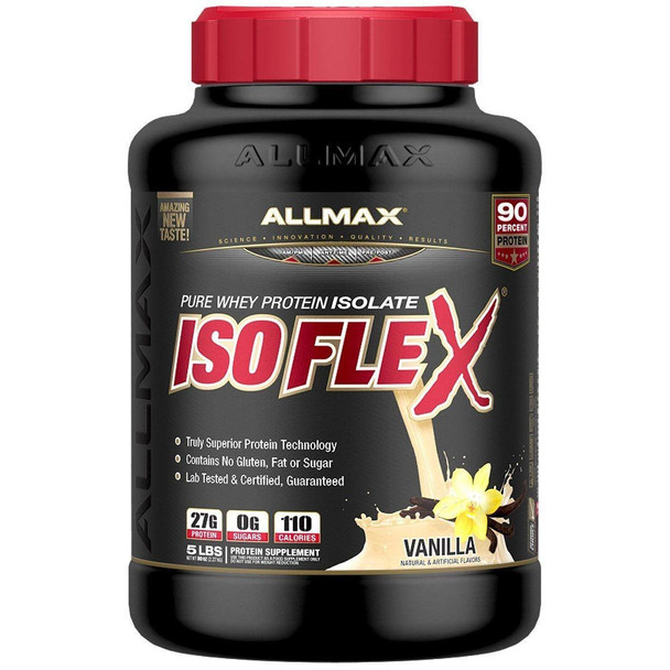  Allmax Nutrition IsoFlex Protein Isolate 5 Lbs 