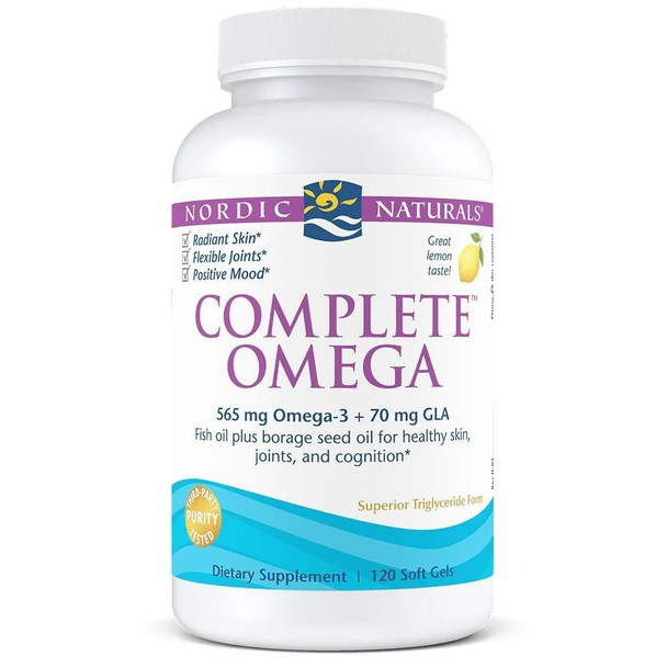  Nordic Naturals Complete Omega 3-6-9 120 Softgels 
