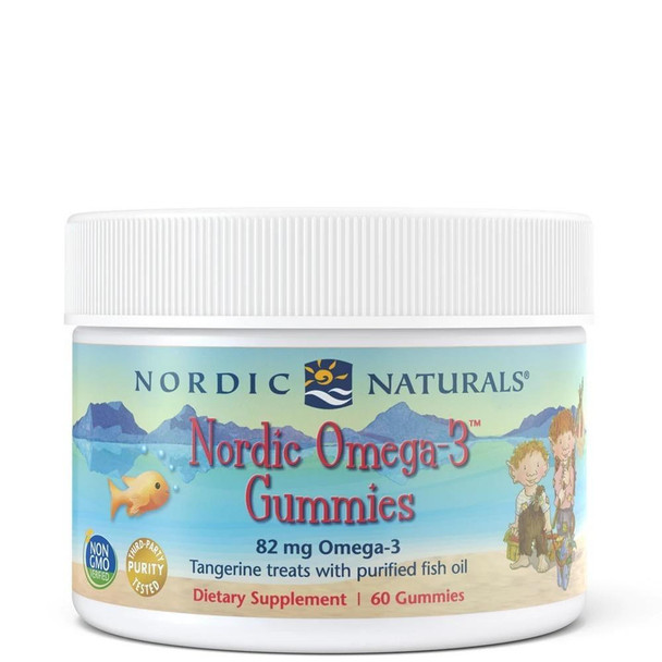  Nordic Naturals Omega-3 Gummies 60 Chews 