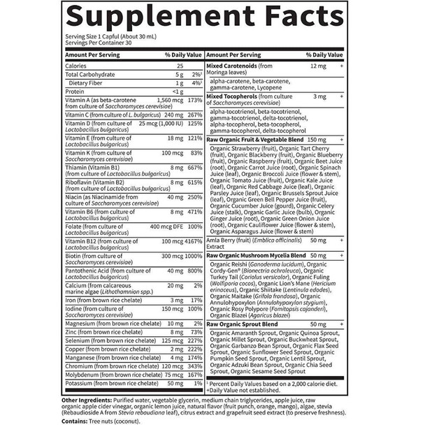 Garden of Life Garden Of Life Vitamin Code Liquid Fruit Punch 30 Oz 