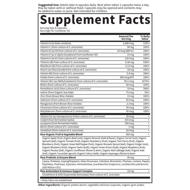 Garden of Life Garden Of Life Vitamin Code Men 240 Veg Caps 