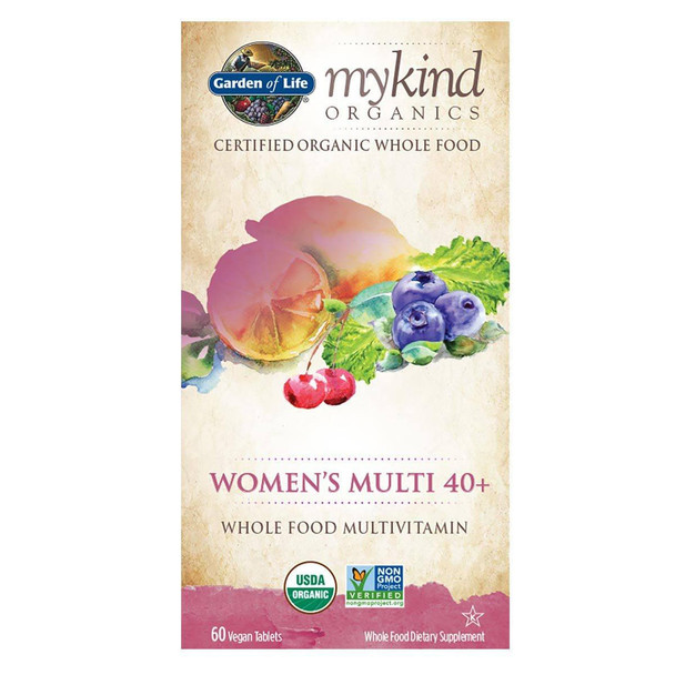 Garden of Life Garden Of Life MyKind Organics Women's Multi 40+ 60 Tablets 