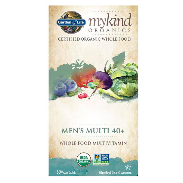 Garden of Life Garden Of Life MyKind Organics Men's Multi 40+ 60 Tablets 