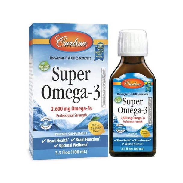  Carlson Super Omega-3 Lemon 100 mL 