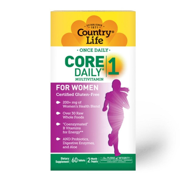  Country Life Core Daily-1 For Women 60 Tablets 