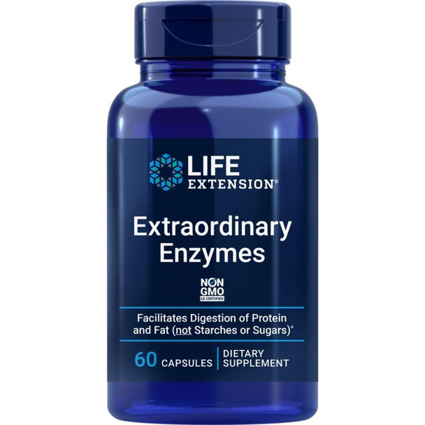  Life Extension Extraordinary Enzymes 60 Capsules 