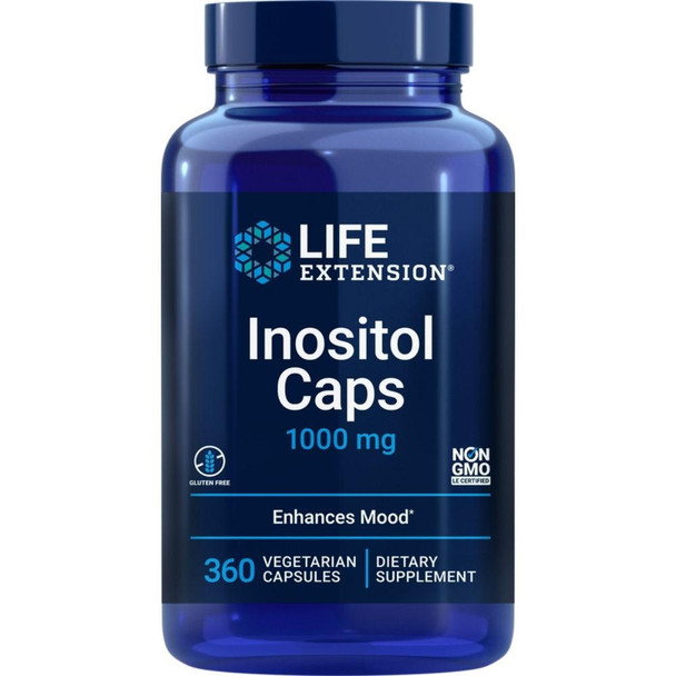  Life Extension Inositol 1000mg 360 Veg Caps 