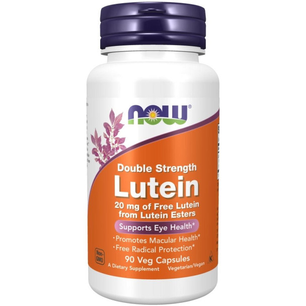  Now Foods Lutein 20mg 90 Veg Capsules 