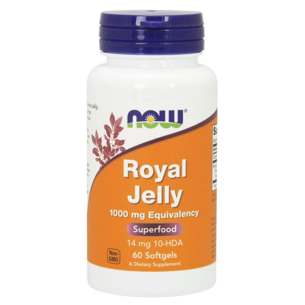  Now Foods Royal Jelly 1000mg 60 Softgels 