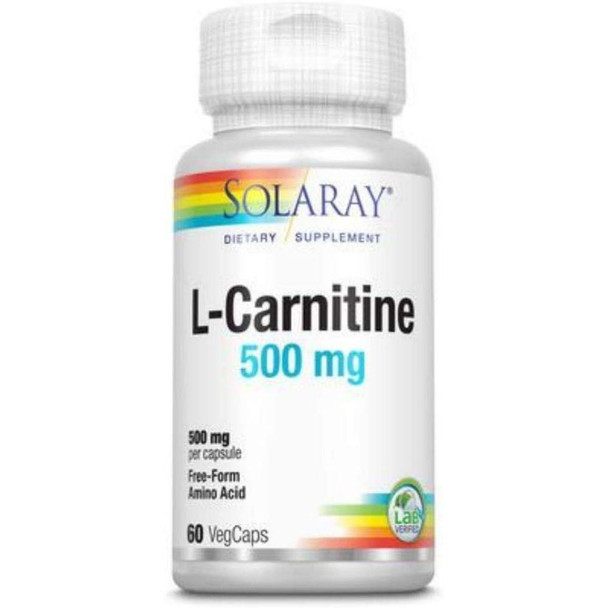  Solaray L-Carnitine 500mg 60 Caps 