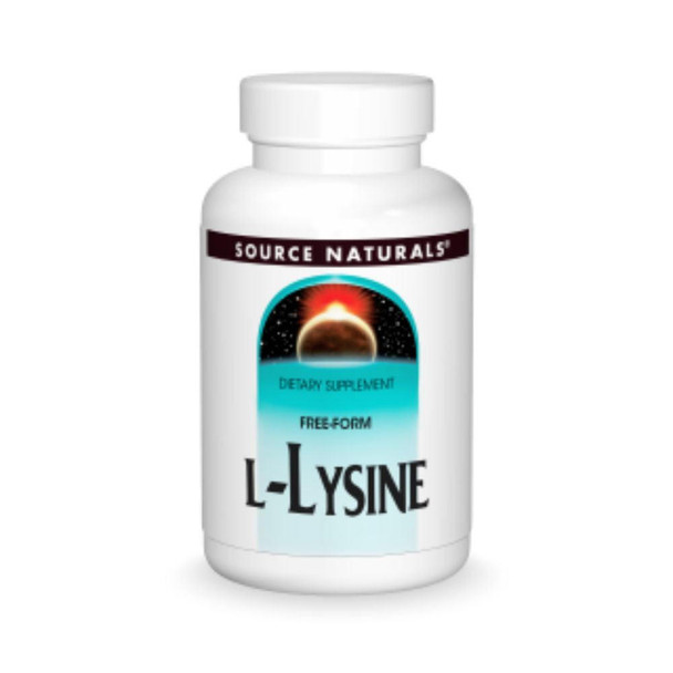  Source Naturals L-Lysine 500mg 200 Capsules 