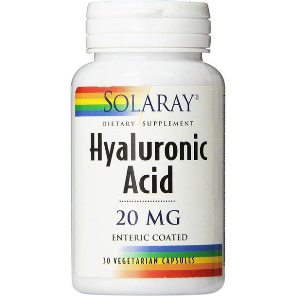  Solaray Hyaluronic Acid 20mg 30 Caps 