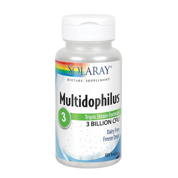  Solaray Multidophilus Lactic Flora 100 Caps 