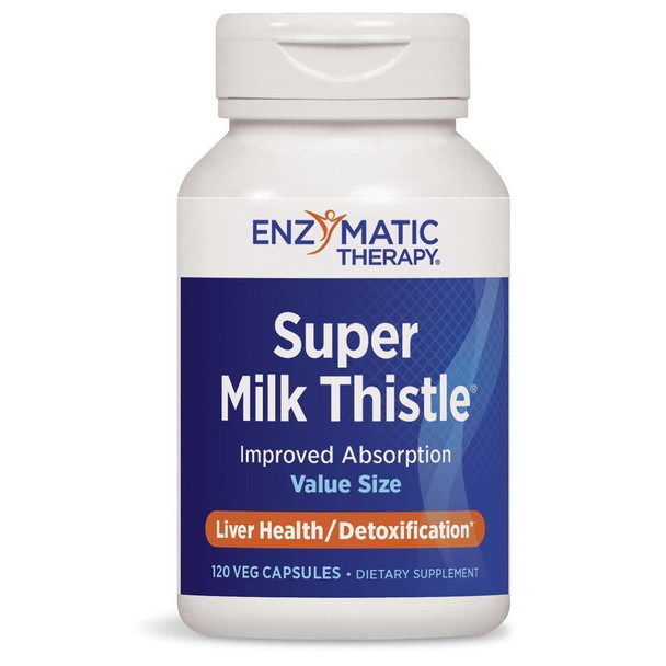  Nature's Way Super Milk Thistle 120 Capsules (Previously Enzymatic Therapy) 