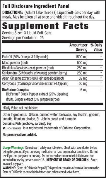  Irwin Naturals Ginza-Plus 75 Softgels 