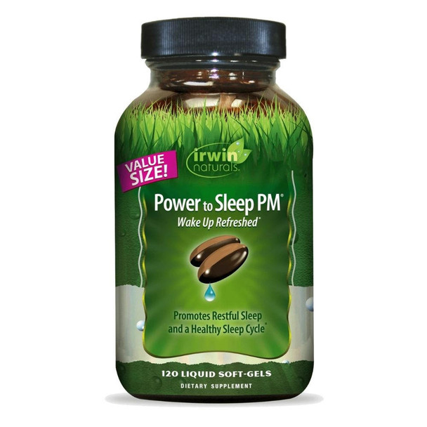  Irwin Naturals Power To Sleep PM 120 Softgels 