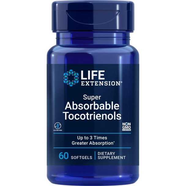  Life Extension Super Absorbable Tocotrienols 60 Softgels 