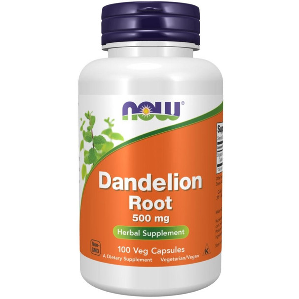  Now Foods Dandelion Root 500mg 100 Veg Capsules 