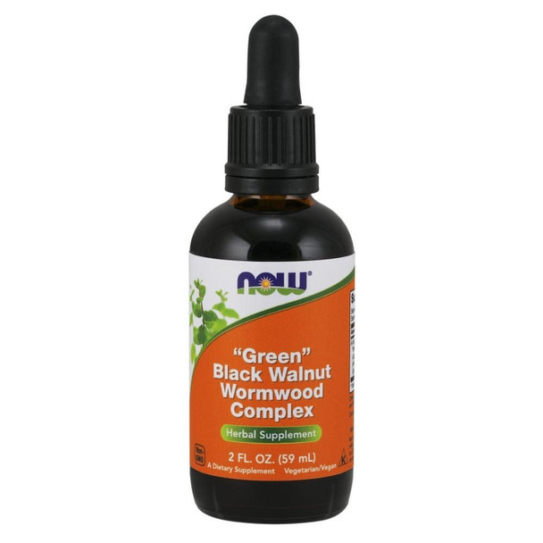  Now Foods Green Black Walnut Wormwood Complex 2 oz. 