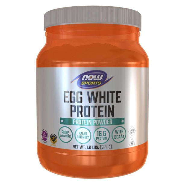  Now Foods Egg White Pure Protein Powder 1.2 lb 