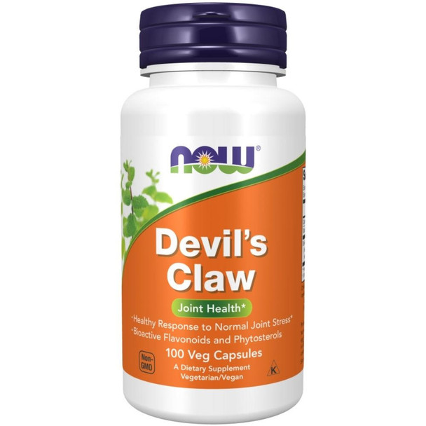  Now Foods Devils Claw Root 500mg 100 Veg Capsules 