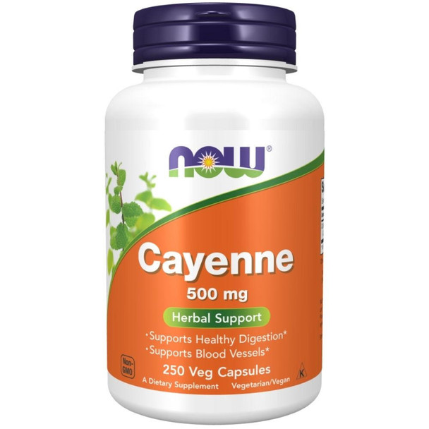  Now Foods Cayenne 500mg 250 Veg Capsules 