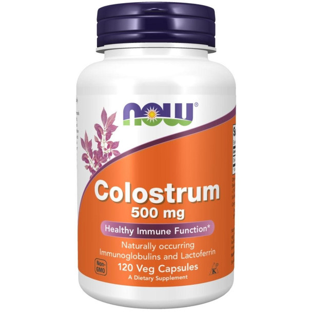  Now Foods Colostrum 500mg 120 Veg Capsules 