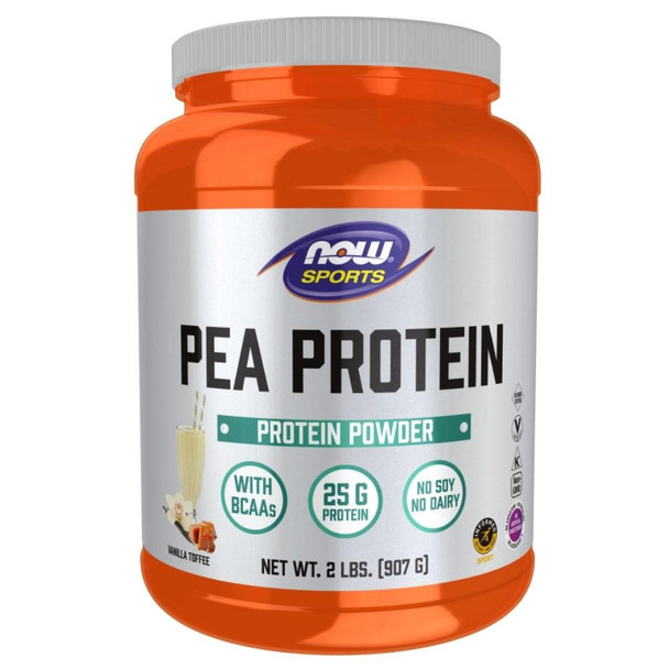  Now Foods Pea Protein Vanilla Toffee 2 lbs. 