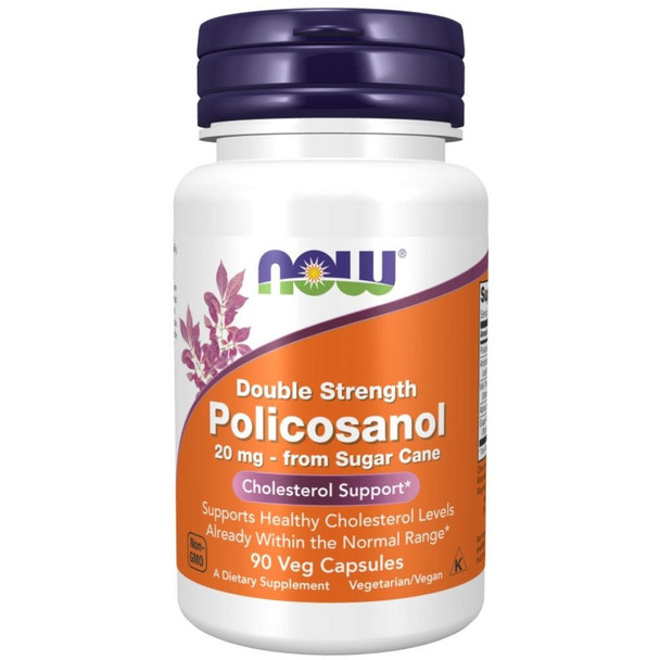  Now Foods Policosanol 20mg 90 Veg Capsules 