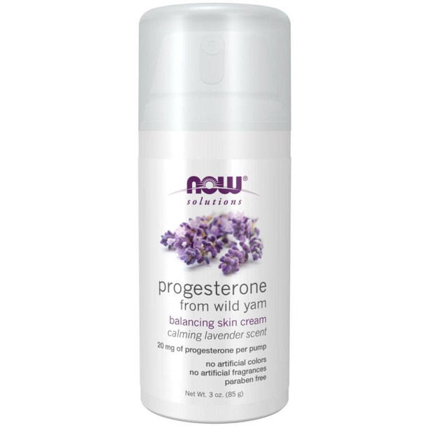  Now Foods Progesterone Cream With Lavender 3 oz. 