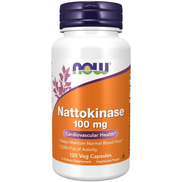  Now Foods Nattokinase 100mg 120 Veg Capsules 