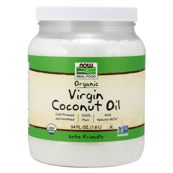  Now Foods Organic Coconut Oil Virgin 54 oz. 