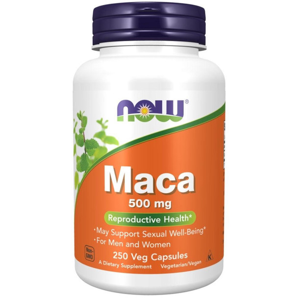  Now Foods Maca 500mg 250 Veg Capsules 